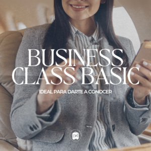 Nuestro Programa Business Class Basic es ideal para dar a conocer tu perfil profesional