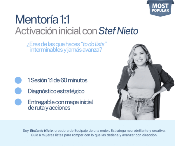 Mentorías 1:1 Activación inicial