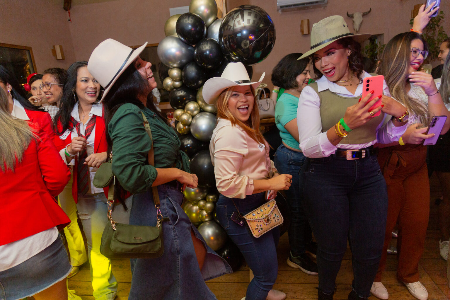Eventos de equipaje de una mujer